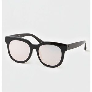AE Black Womens Square Sunglasses NEW